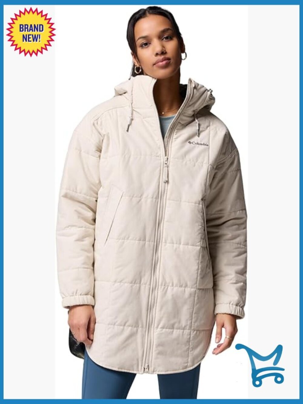 Insulated Jacket with Water Repellent Finish and Recycled Insulation